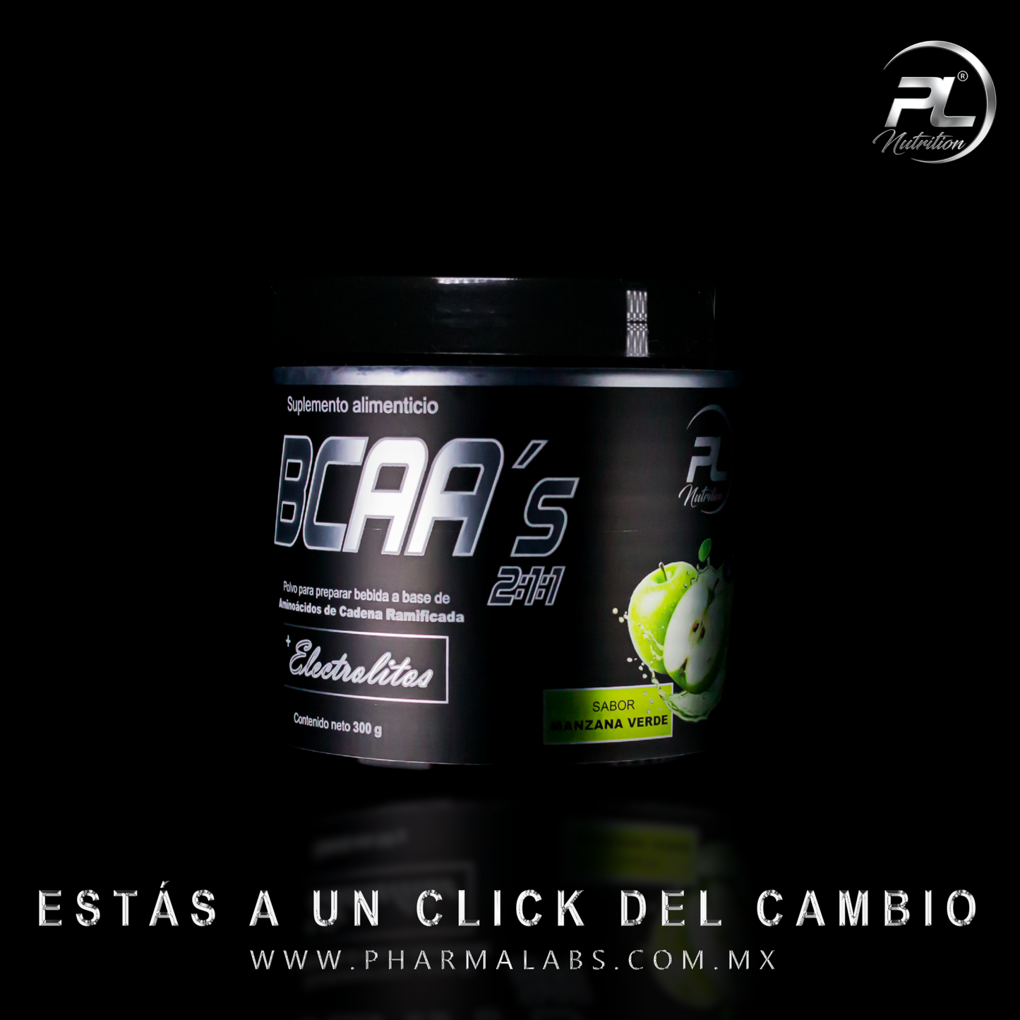 BCAA's -Electrolitos- MANZANA VERDE