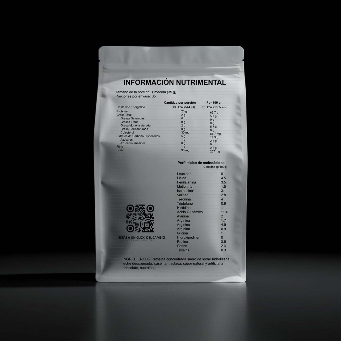 WHEY - CHOCOLATE Proteina Suero de Leche Hidrolizada