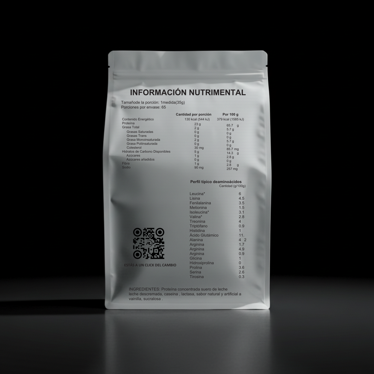 WHEY - VAINILLA Proteina Suero de Leche