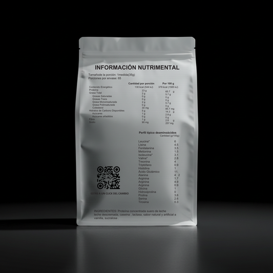 WHEY - VAINILLA Proteina Suero de Leche