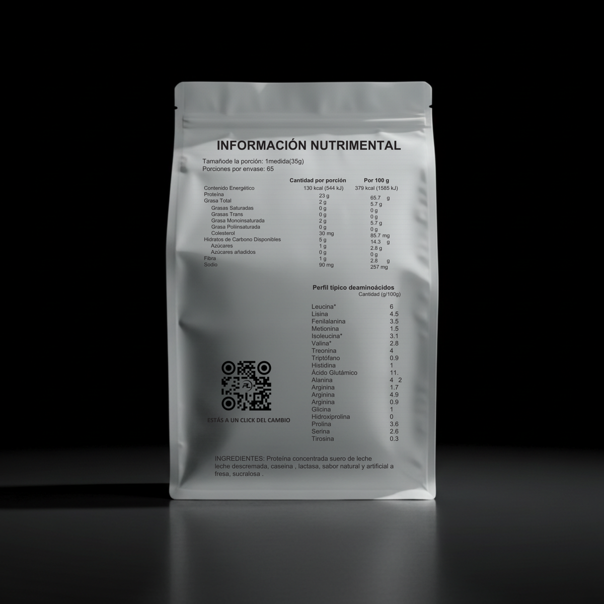 WHEY - FRESAS Proteina Suero de Leche