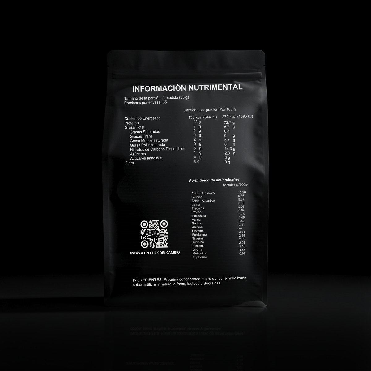 WHEY - Proteina Suero de Leche Hidrolizada FRESAS CON CREMA